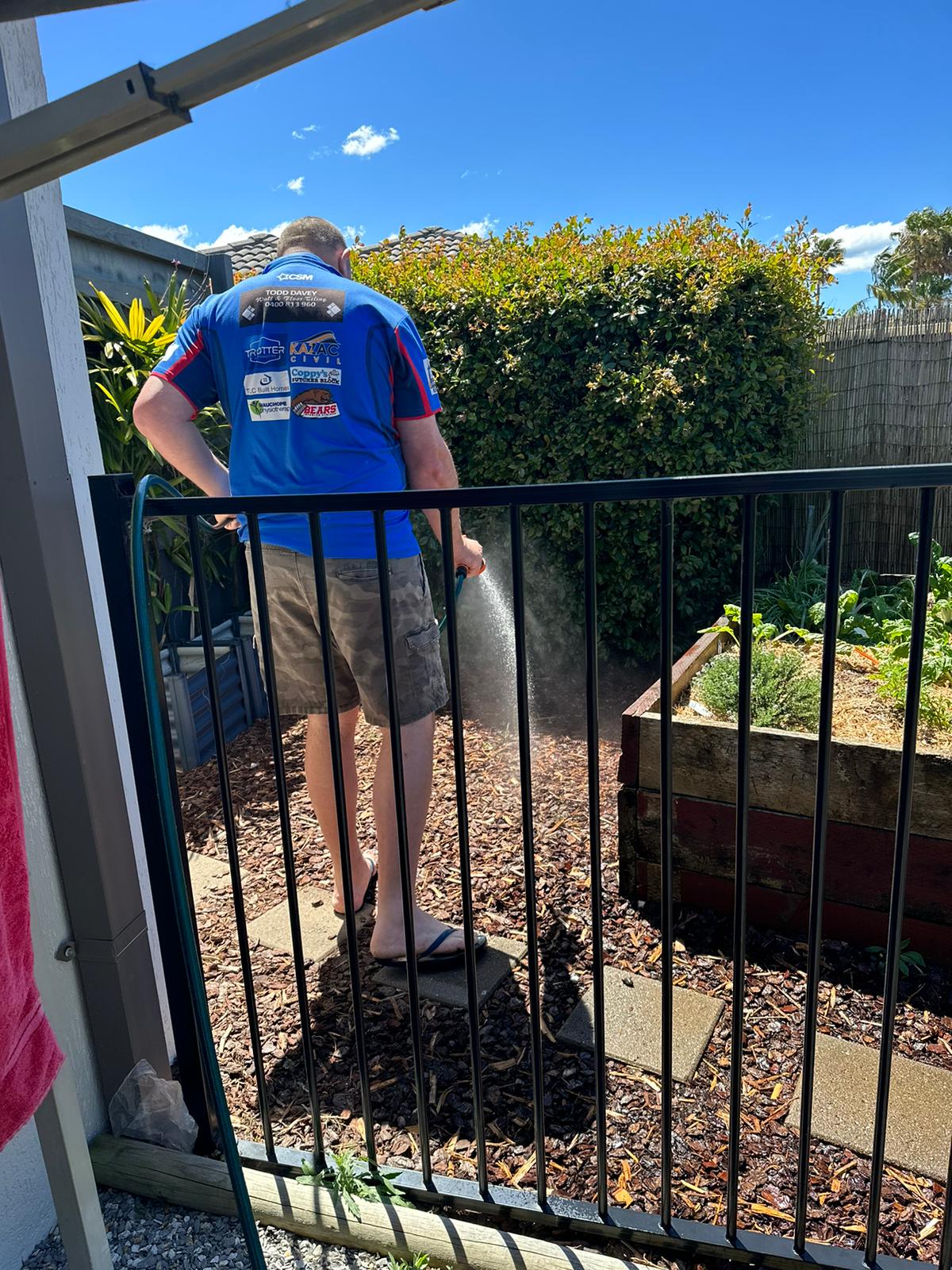 Resident gardening